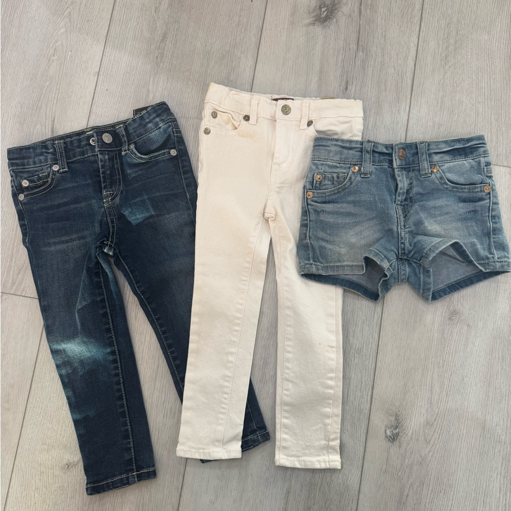 Seven for all mankind jeans and shorts 3T skinny jeans